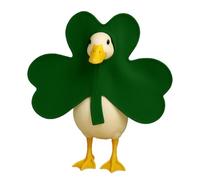 Festive Porch Duck Completti | St Patrick's Day Accessory 17" - St. Patrick's Day Completti for Garden Duck Statues | for Irish Summer Farm Festival