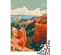 Festive Present: Adult Jigsaw 1000 Pieces, Bryce Canyon Utah Nature, 38x26cm/1000pcs