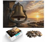 Festive Present: Adult Jigsaw 1000 Pieces, Locomotive Train Bell 3, 1000pcs (40x28cm)