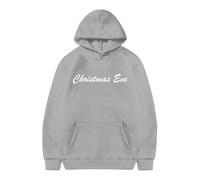 Festive Print Kids Hooded Sweatshirt Cozy Fleece Lined Pullover with Decorative Pocket for Casual Daily Wear Comfort Xmas Jumpers Mens Christmas Men Novelty My First Outfit Jumper Girl