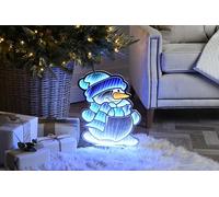 Festive Productiions 40cm Infinity Light Blue Snowman