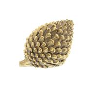 Festive Productions 16cm Ceramic Gold Pinecone Tabletop Decoration - Small Detail Design - Perfect Christmas Decoration, Prop, Ornament, Gift Idea For Christmas, Festive Décor
