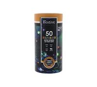Festive Productions 50 LED Battery String Lights : Timer : Multi