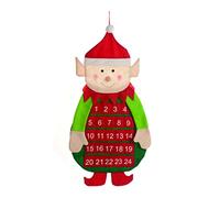 FESTIVE PRODUCTIONS Elf Advent Calendar, Fabric, Multicolour, 78 x 40 x 78 cm