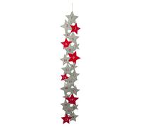 FESTIVE PRODUCTIONS Felt Star Advent Calendar, Multi-Colour, 2-Piece