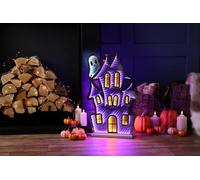 Festive Productions Halloween House Led Light 60Cm Purple 3D Infinity Effect Indoor Decoration