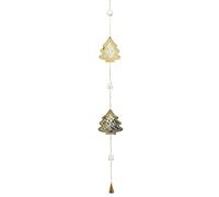 FESTIVE PRODUCTIONS Metal Garland with Trees, Gold