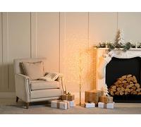 Festive Productions Micro Dewdrop Gold Tape Christmas Tree - 1000 LEDs - 150cm - Static Lights - Indoor/Outdoor Use - Beautiful Stylish Christmas Decoration, Perfect for Living Rooms, Kitchen, Garden