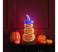 Festive Productions Multicolour Led Stacked Pumpkins Infinity Light (H) 400mm