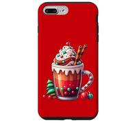 Festive Pumpkin Spice Latte Whipped Cream and Candy Cane Case for iPhone 7 Plus/8 Plus