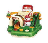 Festive Racing Circuit - Multi Car Toy Set with Themed Vehicles | Together Tracks & Engaging Motion for Children, Christmas, Indoor Fun and Toddler Parties 20x22x14cm