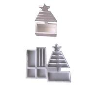 Festive Resin Mold for Holiday Christmas Tree Planter Silicone Tool Design Artisana Holiday Trim Mold