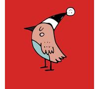 Festive Robin Men's T-Shirt - Red - XL - Red