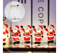 Festive Santa Claus Light String for Indoor Use, Battery Powered and Designed to Create a Welcoming and Cheerful Ambiance during Holiday Celebrations (5 meters 50 lights)