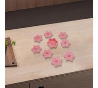 Festive Snowflake Kids Cutter Set 9-piece Press-on Baking Device Pp Christmas Cookies Baking Substance Easy-release 3d Stamping Style Ideal for Cookie Adults for Holiday