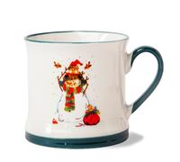 Festive Snowman Ceramic Mug 340ml Assorted Designs