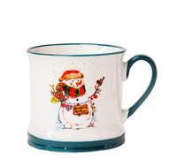 Festive Snowman Ceramic Mug 340ml Assorted Designs