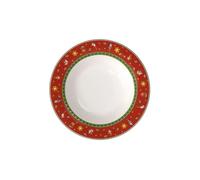 Villeroy & Boch - Toy's Delight Specials Soup Plate, deep Plate for soups, Salads and Pasta, deep Pasta Plate, Porcelain Plate, Christmas Tableware, 23 cm Ø, Dishwasher-Safe, Microwave-Safe
