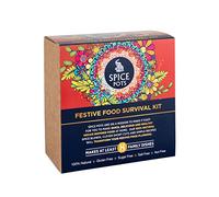 Festive Spice Gift Set by Spice Pots | 4 Authentic Curry & Baking Spices with Recipes Booklet | Holiday Cooking Gifts for Quick, Flavorful Feasts - Vegan & Eco-Friendly