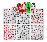 Festive Stickers Set for Halloween Christmas Create Unique Holiday Adhesive Festive Manicure Looks
