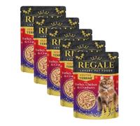 Festive Terrine Cat Food - Pack of 5 - Turkey, Chicken & Cranberry - Give Your Cat a Taste of Christmas - Made With 100% Natural Ingredients and Festively Flavoured