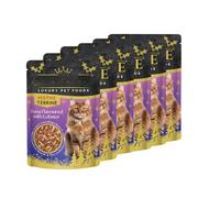 Festive Terrine Cat Food - Tuna & Lobster - Made With 100% Natural Ingredients And Festively Flavoured - Pack Of 6