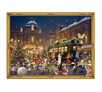 Festive Train Richard Sellmer Advent Calendar 355 x 265 mm glitter & translucen