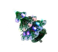 Festive Tree Light Project Dynamic LED Effect for Home Decoration Colorful Soldering Set Christmas Accessories LED Flashing Christmas Decor