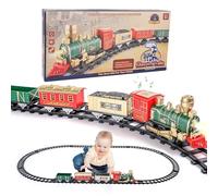 Festive Tree Train - Electric Kids Locomotive, Interactive Holiday Railway, colorful decorative playset assembly design | educational imaginative indoor amusement experience for young