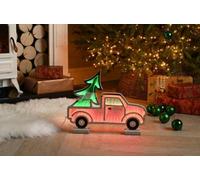 Festive Truck With Tree Infinity Christmas Decoration Light - 40Cm