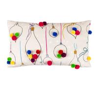 Festive-val Baubles Woven Cushion Heya Home Multi 30cm x 50cm