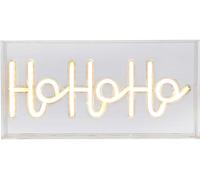 FESTIVE Warm White Neon Flex Ho Ho Ho Sign - 30 cm