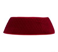 Festive Wine Red Tree Skirt 72cm for Holiday Parties | Elegant diamond quilted pattern, wine red color, luxurious holiday aesthetic, fits 7ft trees, fabric