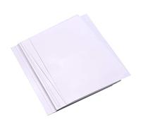 Festnight 25 Sheets White Printable Shrink Films Kit Shrinky Art Film Paper Heat-Shrink Sheets Can be Printed for Inkjet Printer for DIY Pendants Keychains Ornaments Accessories, 8.3 * 11.4 Inches