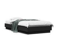 Festnight Bed Frame with LED Lights Black 75x190 cm Small Single, Bed Frames, Bedframe, Bed Frame Double, Single Bed Frame, Bed Double, Single Bed