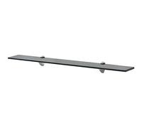 Festnight Floating Wall Shelves Tempered Glass 30/40/50/60/70/80/90/100 x 10 cm for Living Room Bedroom