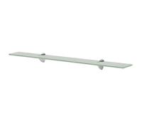 Festnight Floating Wall Shelves Tempered Glass 30/40/50/60/70/80/90/100 x 10 cm for Living Room Bedroom