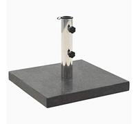 Festnight Parasol Base Granite 30 kg Square Black