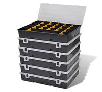 Festnight Tool Storage Organiser Case 21 Dividers for Garage Workshop DIY Tools(6 Pack)