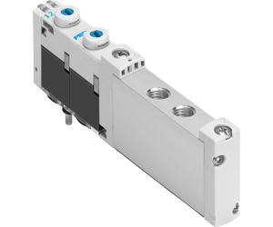 Festo 2x3/2 NC Monostable Air Solenoid Valve M7 160l/min - 573398