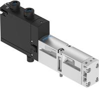 Festo 2x3/2 NC Monostable Air Solenoid Valve Size 18mm ISO 15407-2 400l/min - 8033444