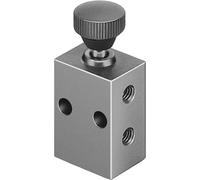 Festo 3/2 NC Monostable Pushbutton Valve M5 80l/min - 3660
