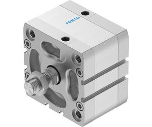 Festo Compact Cylinder 80mm Bore 15mm Stroke ISO 21287 Double Acting - 572728