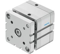 Festo Compact Cylinder 80mm Bore 15mm Stroke ISO 21287 Double Acting - 574059