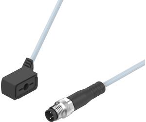 Festo Connecting Cable Connection Diagram ZC M8x1 A-coded EN 61076-2-104 0.5m - 8047683