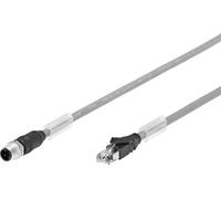 Festo Connecting Cable Plug M12x1 D-coded EN 61076-2-101 3m - 8040452