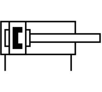 Festo Cylinder 20mm Bore 125mm Stroke ISO 6432 Double Acting - 19213