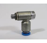 Festo GRLA-M5-QS-4-D One-Way Flow Control Valve, 110l/min, QS-4 Connection
