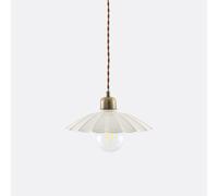 Festonia Scalloped Metal Ceiling Light Ecru