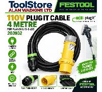 Festool 110v Plug It Cable 4 Metre For Planex LHS-E-225 203932